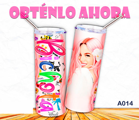 vaso 20 oz bichota carol G  a014