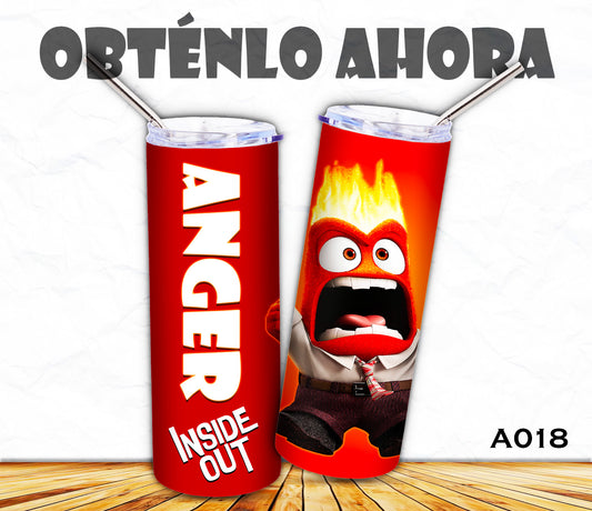 vaso 20oz inside out anger  a018