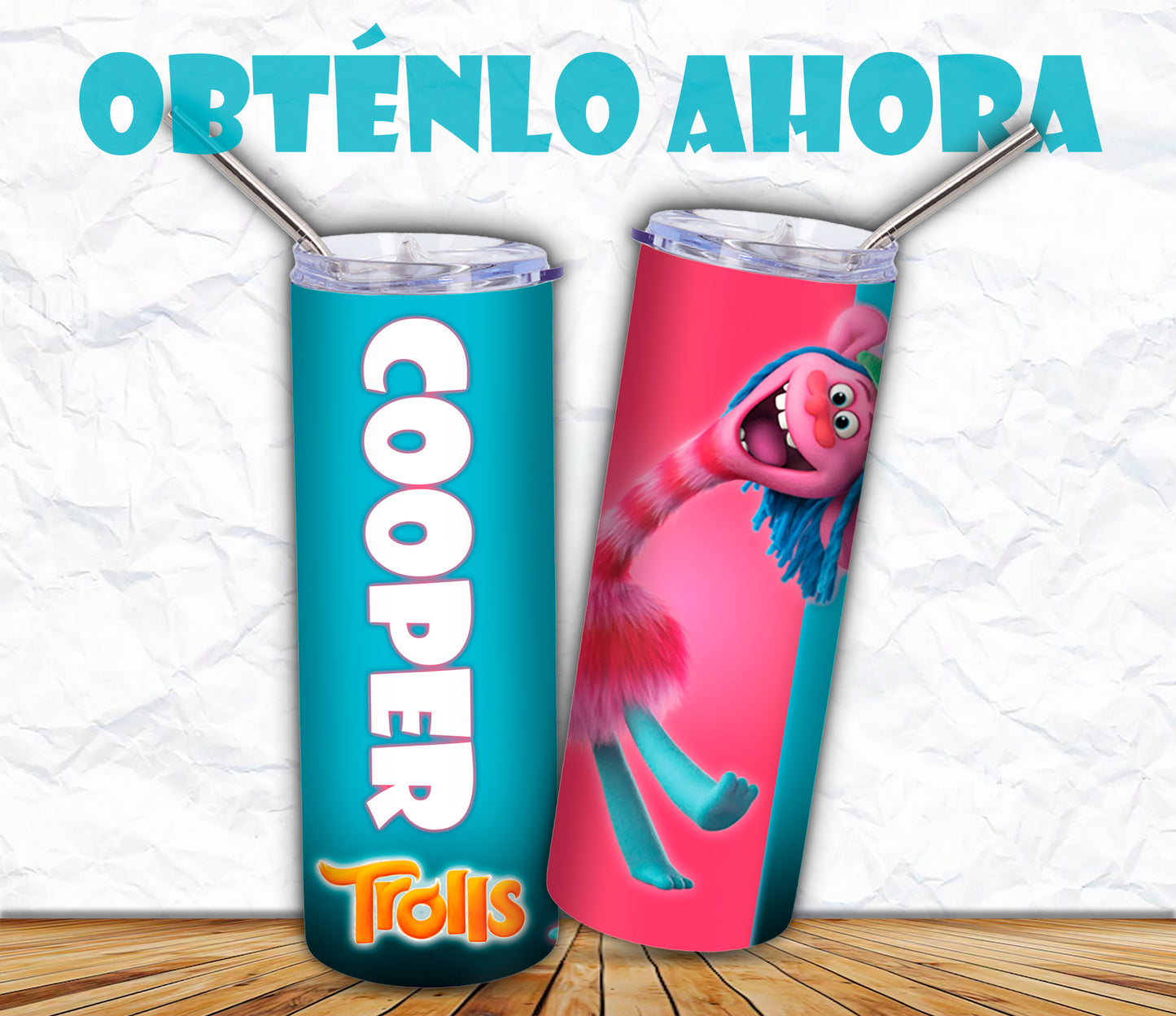 vaso 20oz trolls cooper  a033