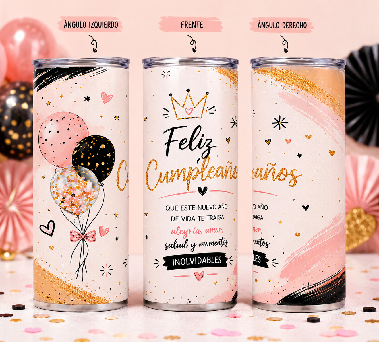 Vaso 20oz para regalo de cumpleaños a077
