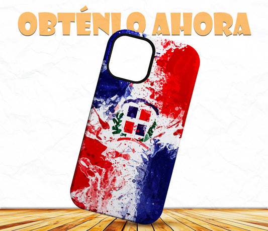 cover Phone 3d bandera dominicana b016