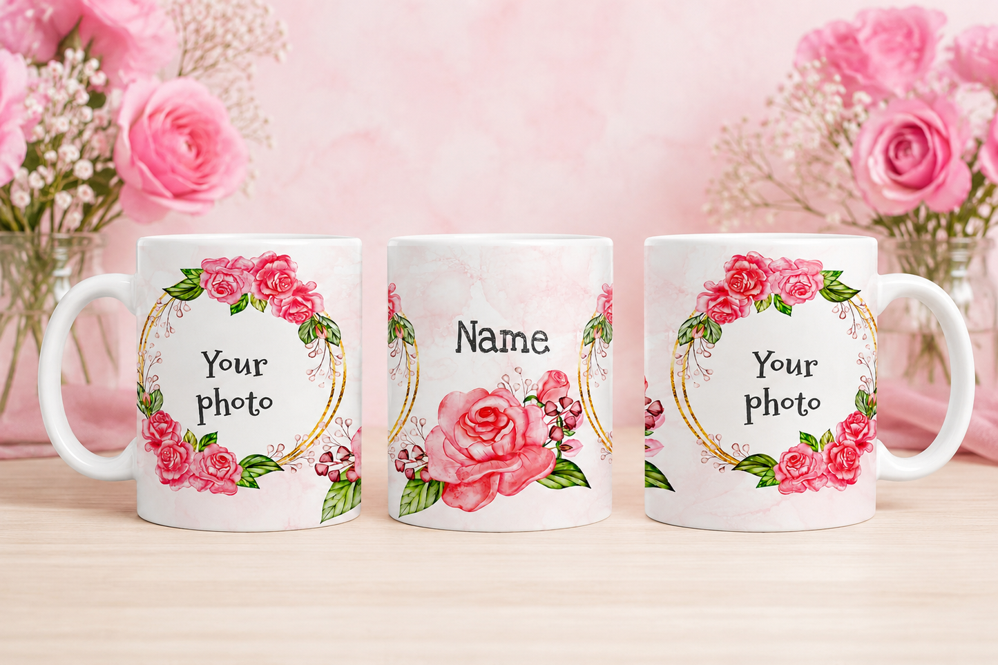 Taza de regalo agrega foto y nombre p052