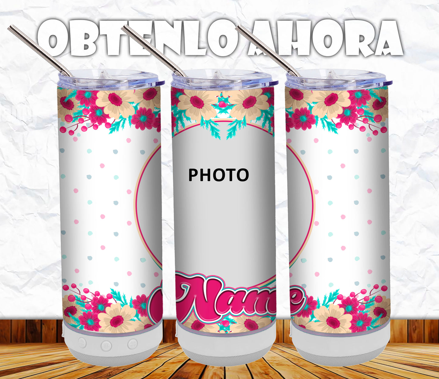 vaso 20oz personalizado bocina p014