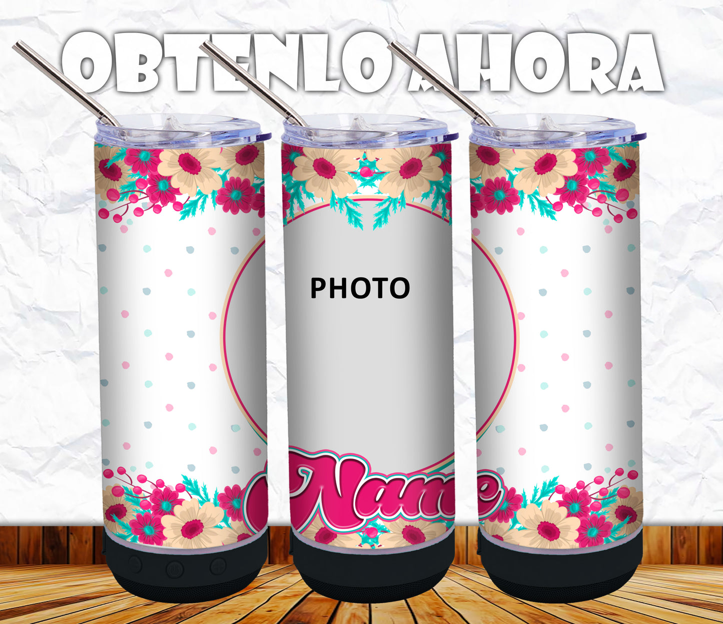 vaso 20oz personalizado bocina p014