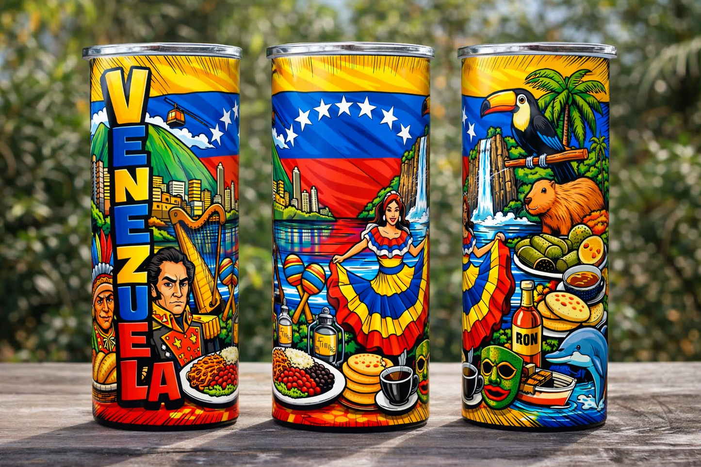 Tumbler 20oz Personalizado con Países A000