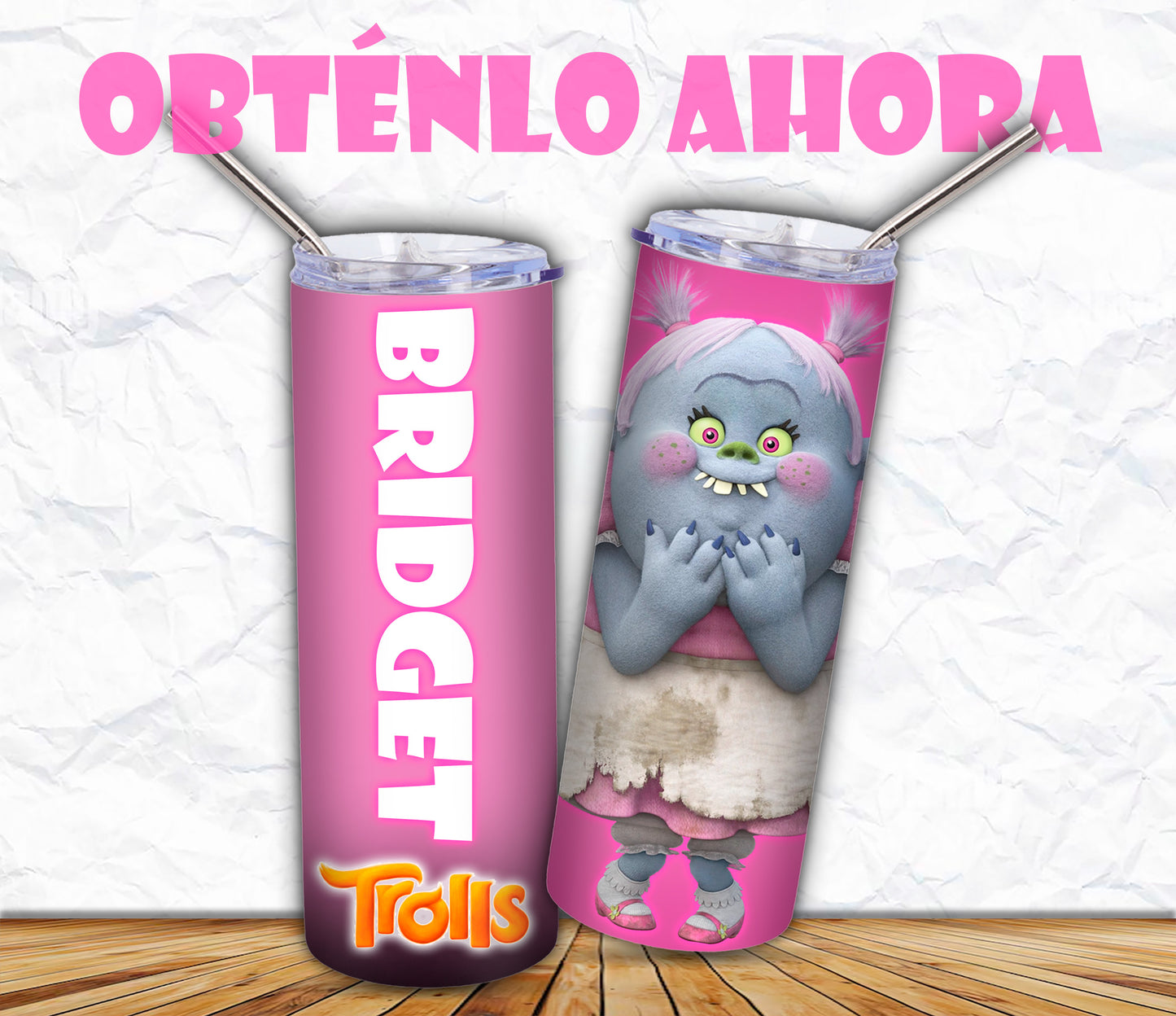 vaso 20oz trolls bridget  a036