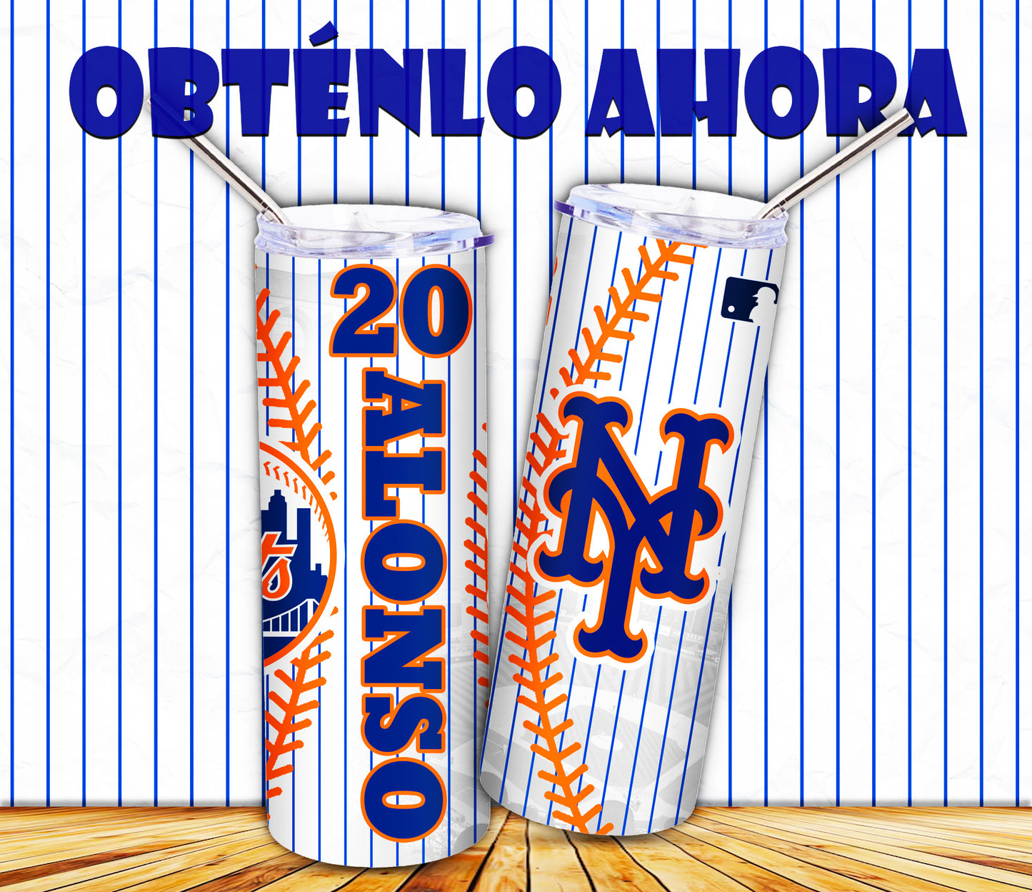 vaso 20oz pelota alonso mets  a043