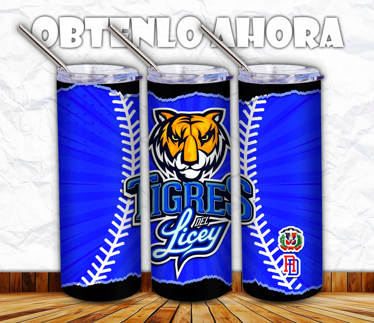 vaso 20oz beisbol dominicano