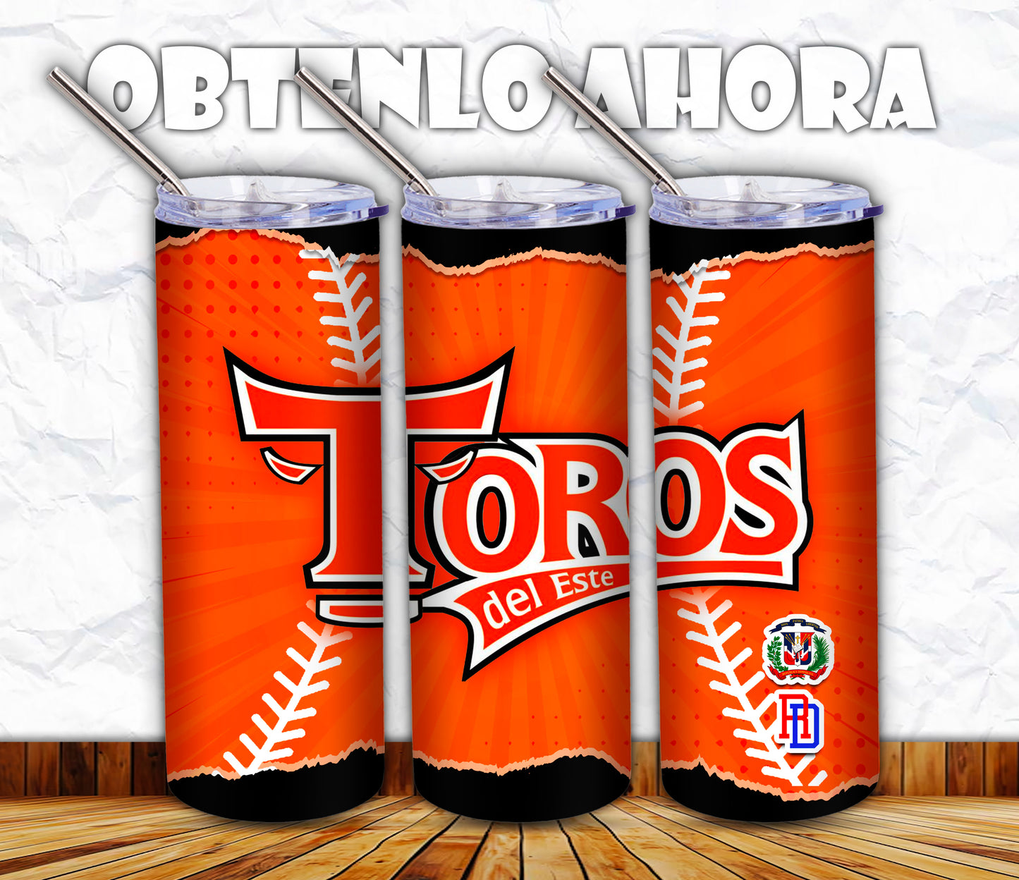 vaso 20oz beisbol dominicano