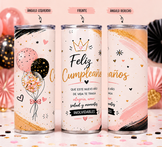 Vaso 20oz para regalo de cumpleaños a077