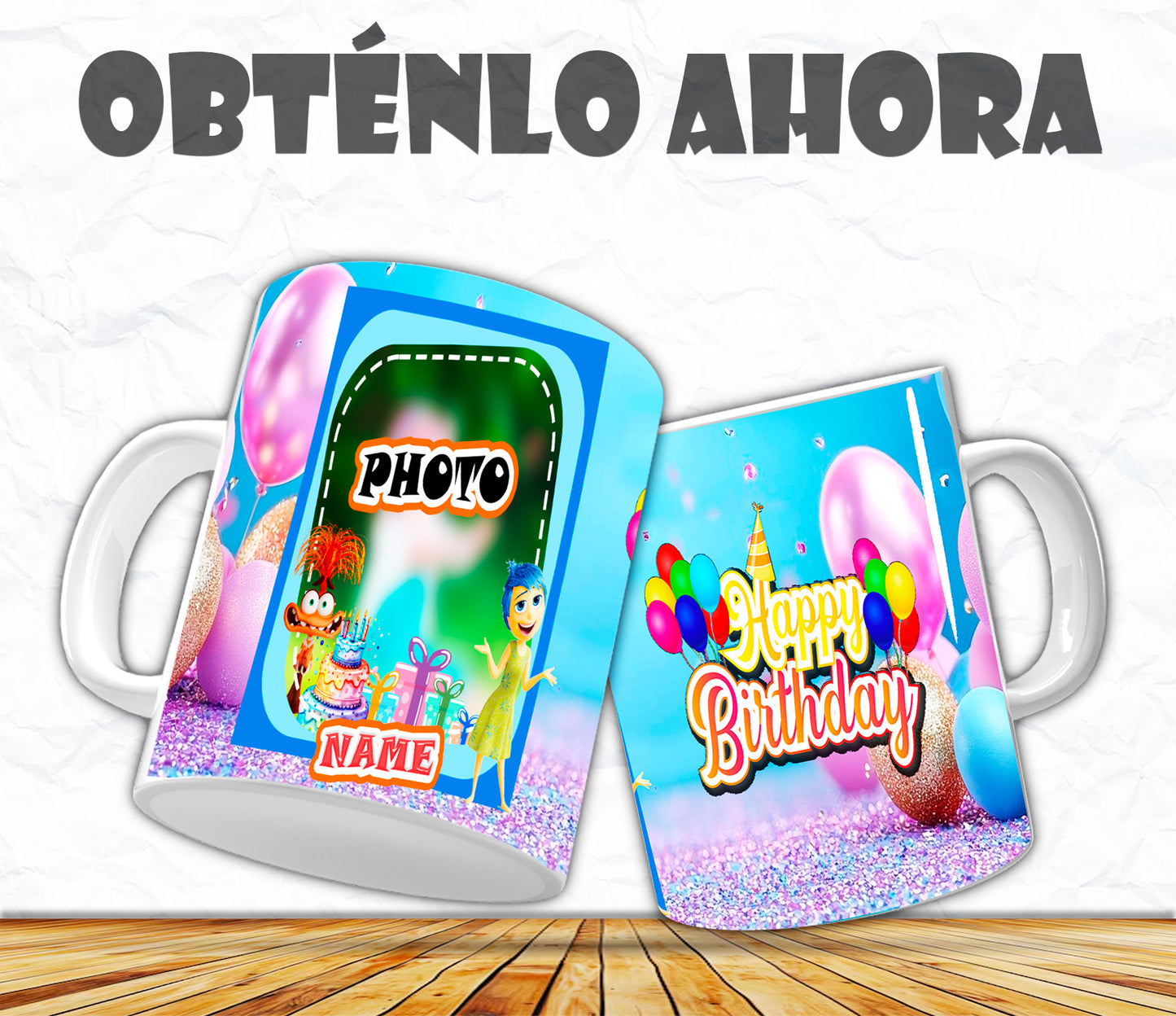 taza 11oz personalizada de cumpleaño  p011