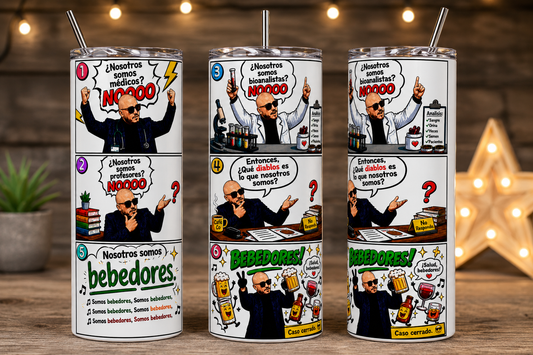 vaso 20oz somos bebedores nacho estrella A074