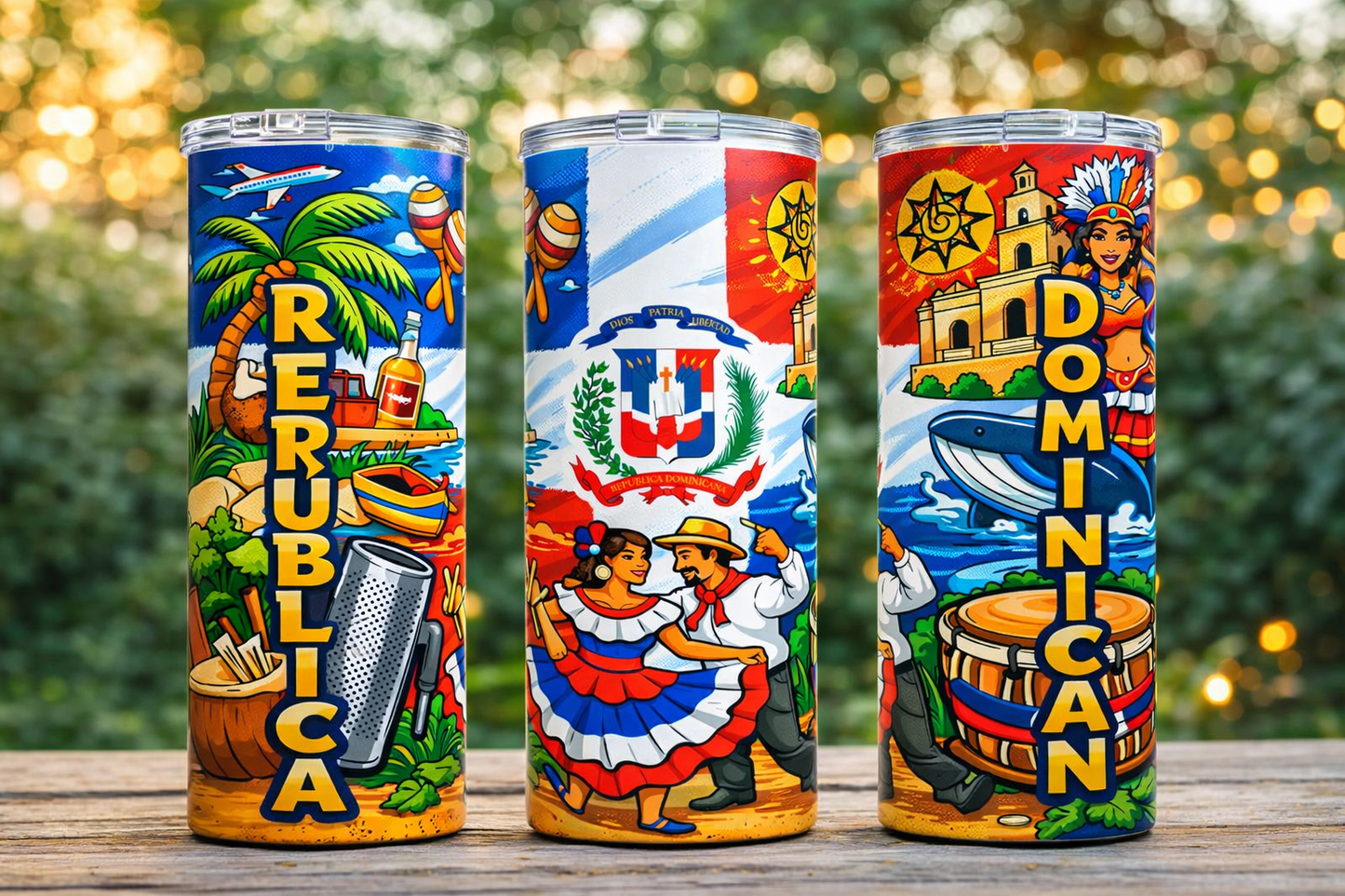 Tumbler 20oz Personalizado con Países  A000