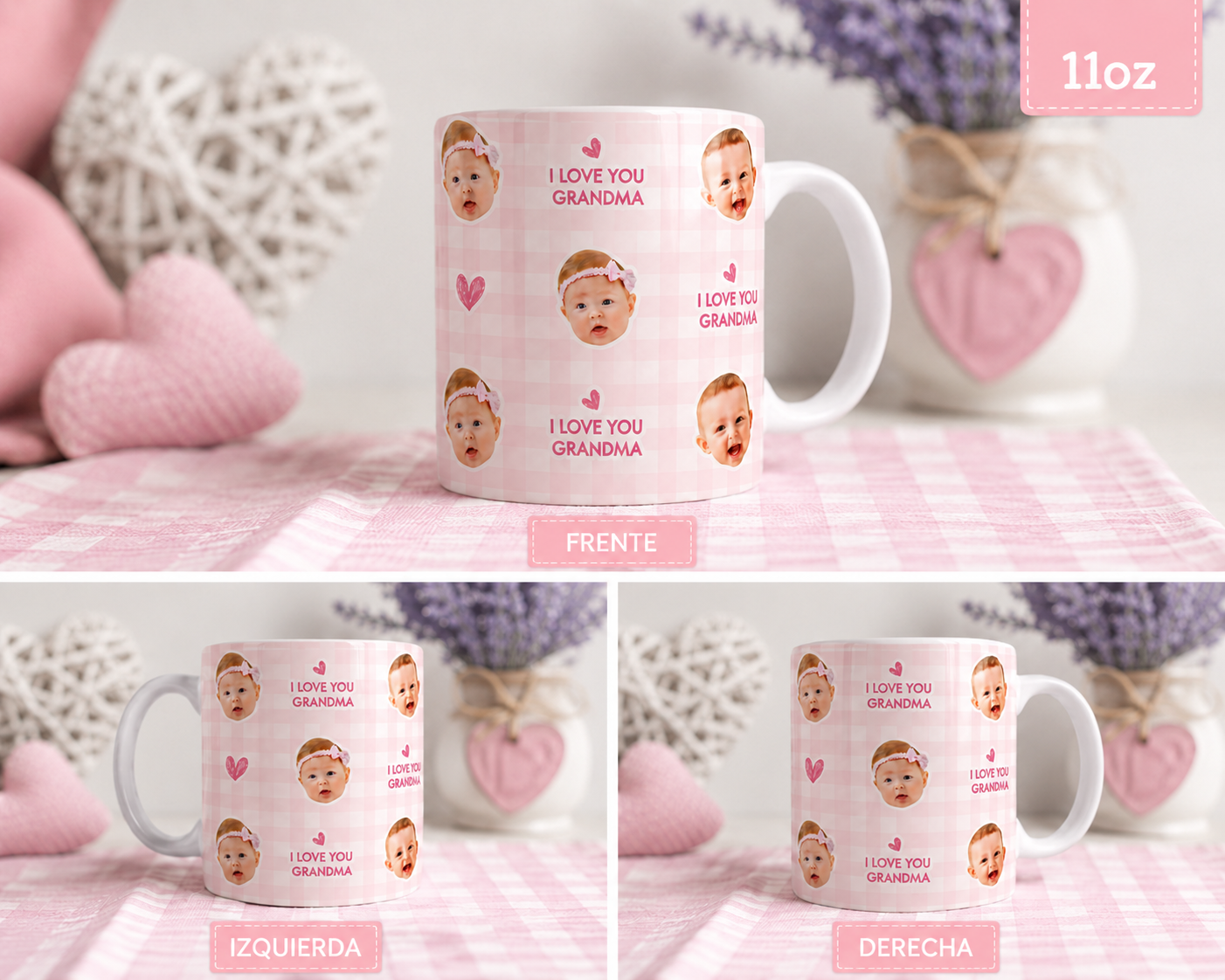 Taza 11oz de niñ@s cambia el rostro al tuyo  a078