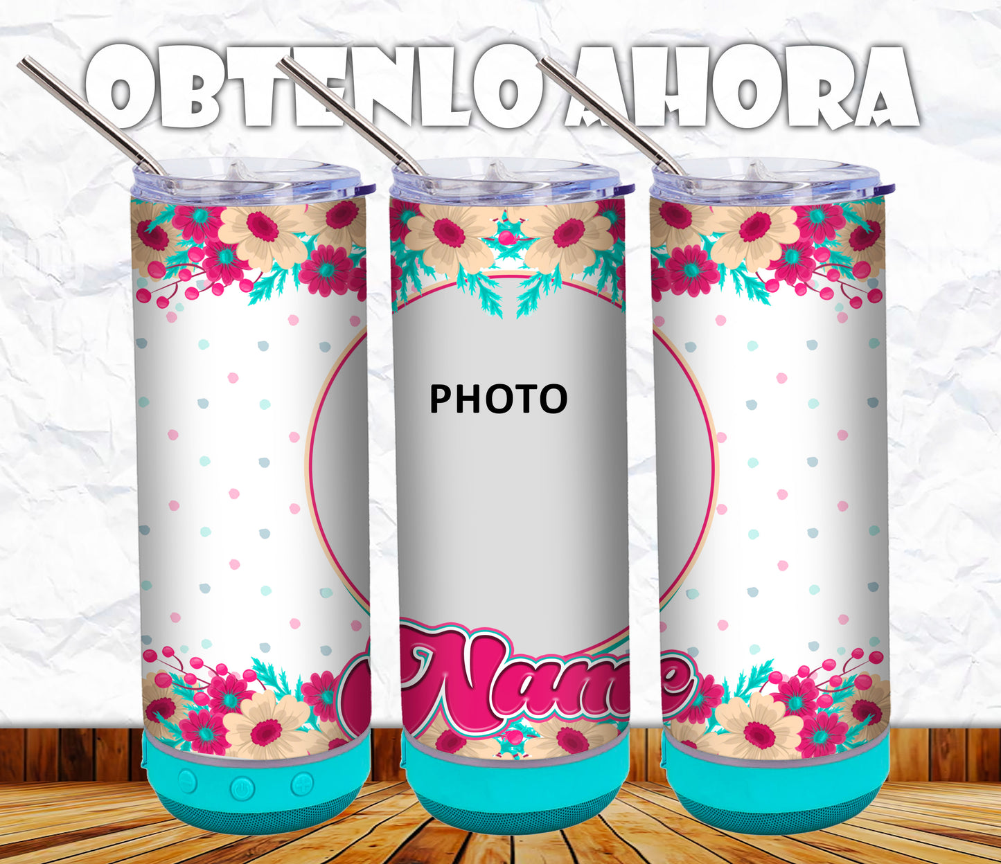 vaso 20oz personalizado bocina p014