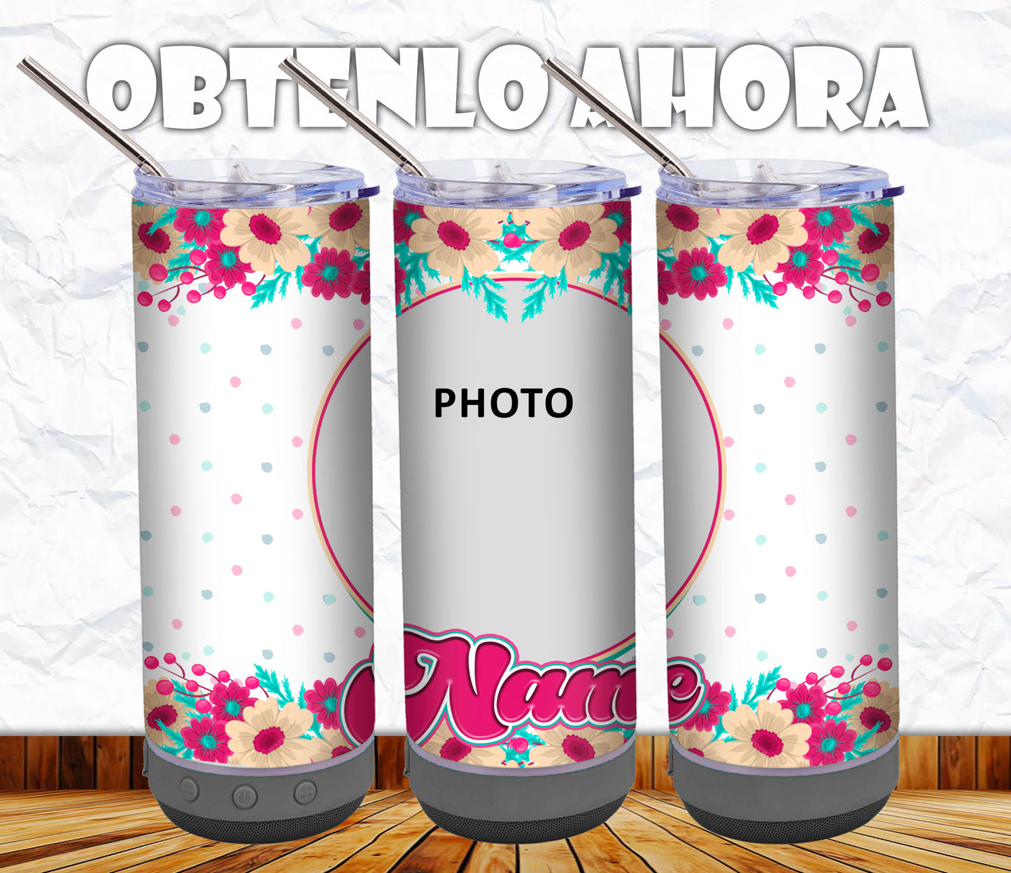 vaso 20oz personalizado bocina p014
