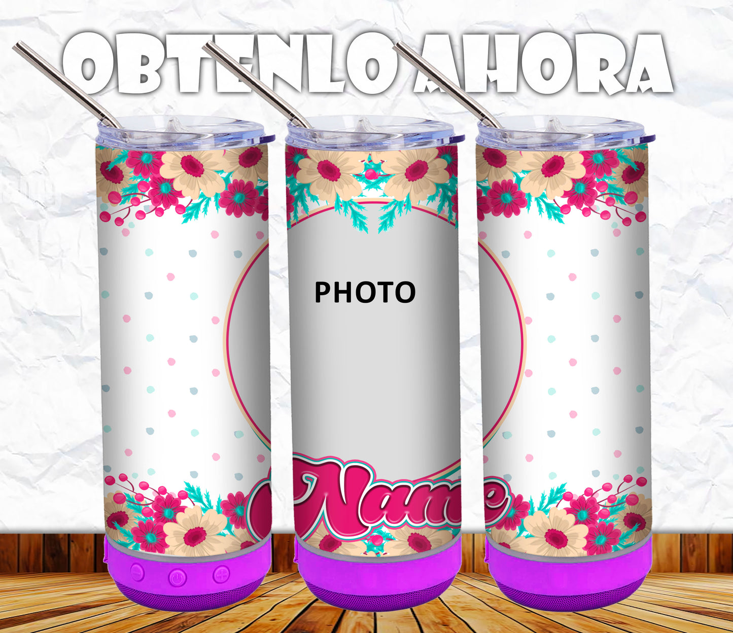 vaso 20oz personalizado bocina p014