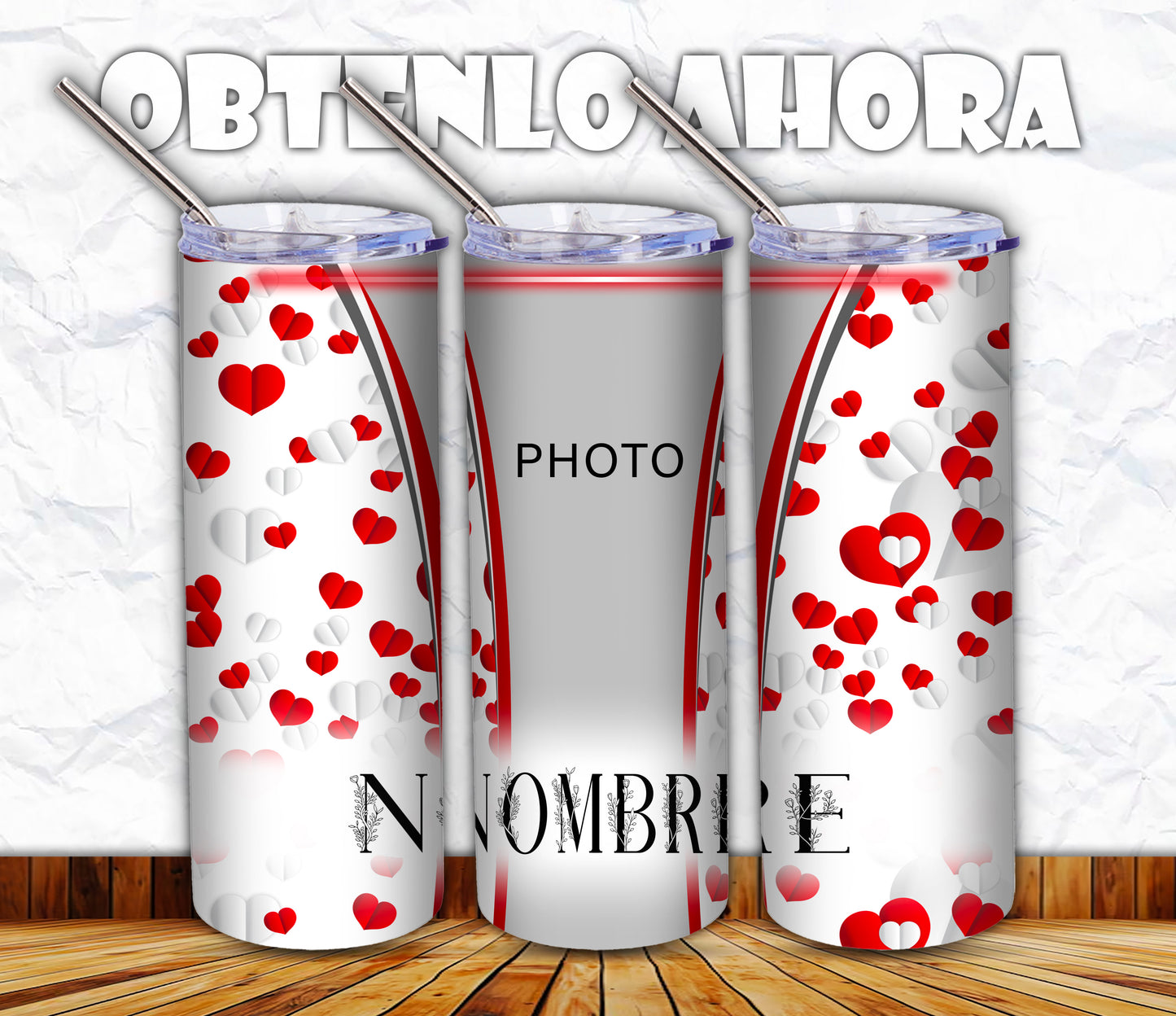 vasos y tazas personalizado foto y nombre  p035