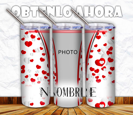vasos y tazas personalizado foto y nombre  p035